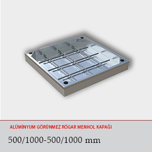 ALÜMİNYUM GÖRÜNMEZ RÖGAR MENHOL KAPAĞI
